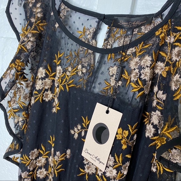 Luna Allegra Floral Embroidered Dress - Picture 3 of 3